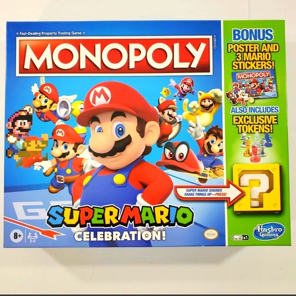 Hasbro Other - MONOPOLY Super Mario Celebration Edition Board Game